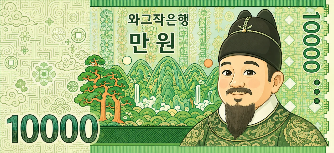 만원 지폐 - 돈은 살아있다